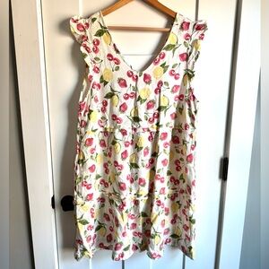 NWT ISAAC MIZRAHI Linen Dress XL